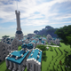 Image for article titled Spectacular Builds From Minecraft's "Floating Island" Contest